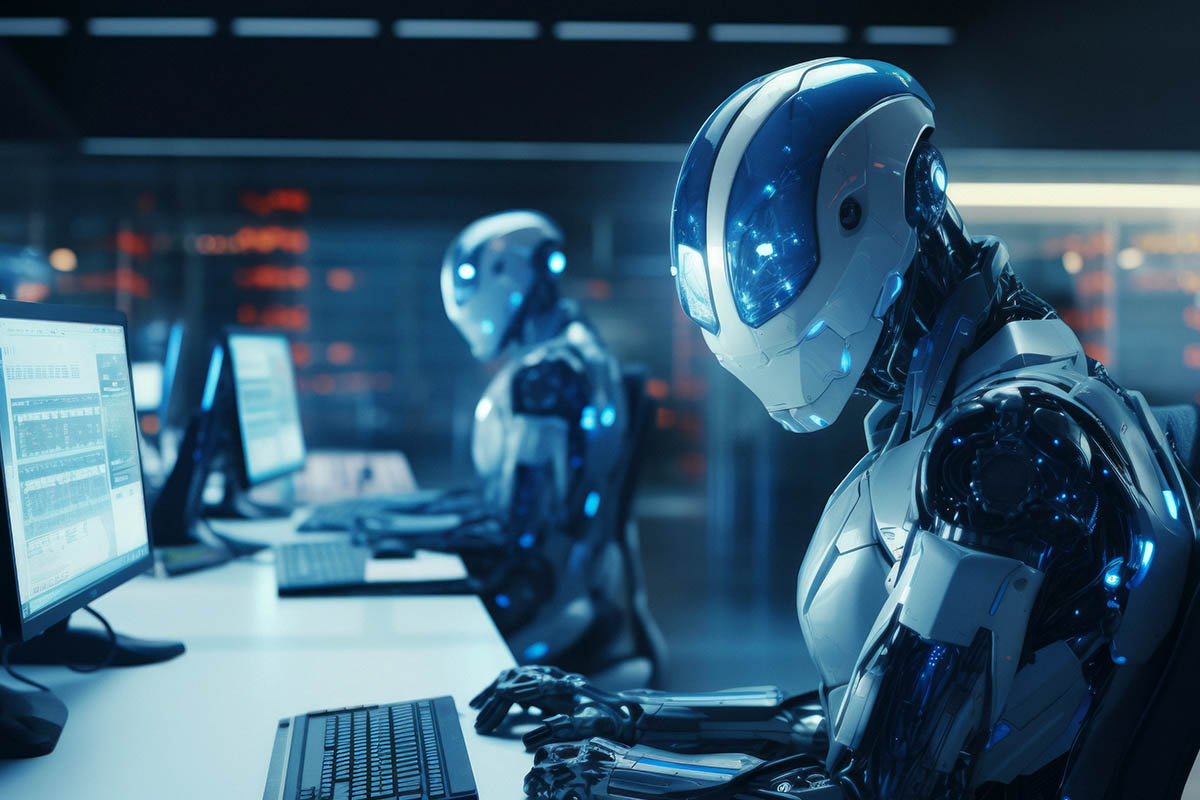 Agente de e-mail em operação